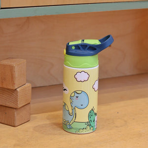 Insulated Steel Sipper Bottle (350ml) - Sunny Dino