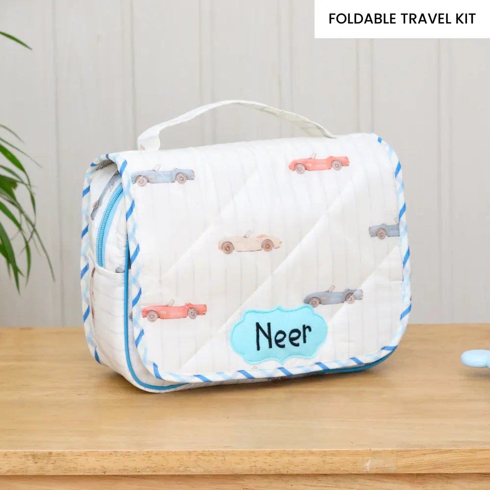 Foldable Travel Kit - Roadster Print