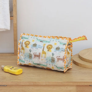 3-Zip Toiletries Kit - Safari Animal