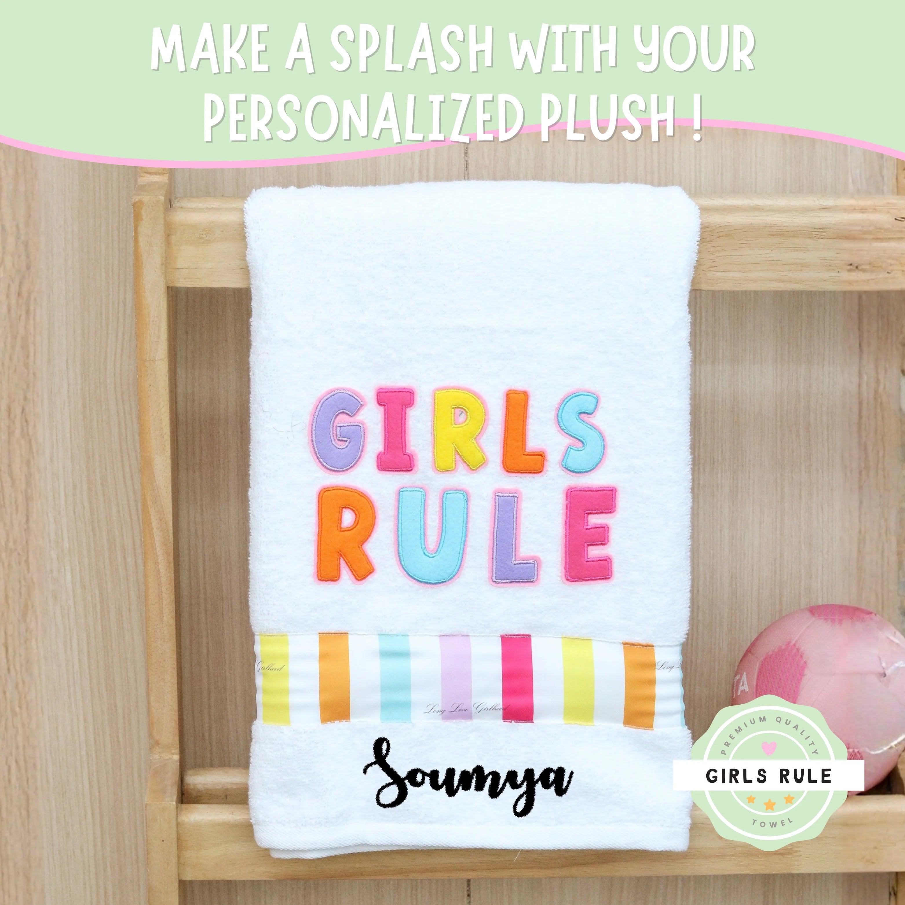 Girls Rule Towel