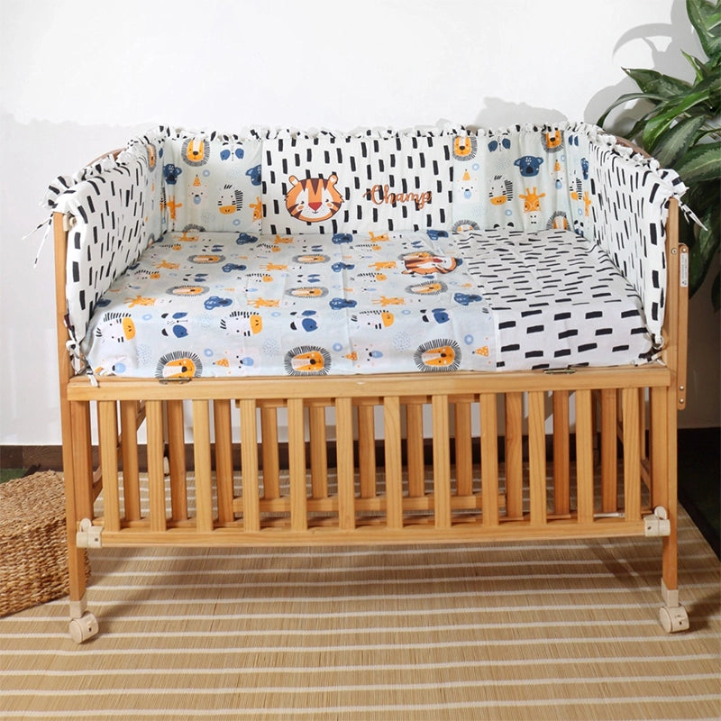 Blue Lion Cot Bumper