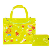 Double Pocket Jelly Tote Bag & Wet Pouch