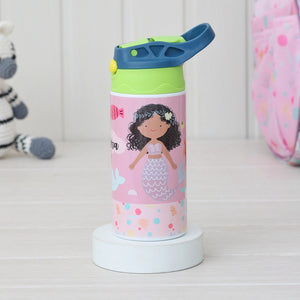 Insulated Steel Sipper Bottle (350ml) -Mimi Mermaid