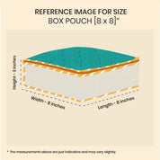 Box Pouch [8x8]" - Lazy Zoo