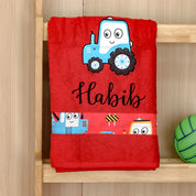 Red Truck Towel