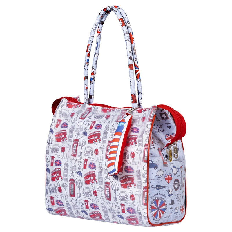 White London Print Tote Bag