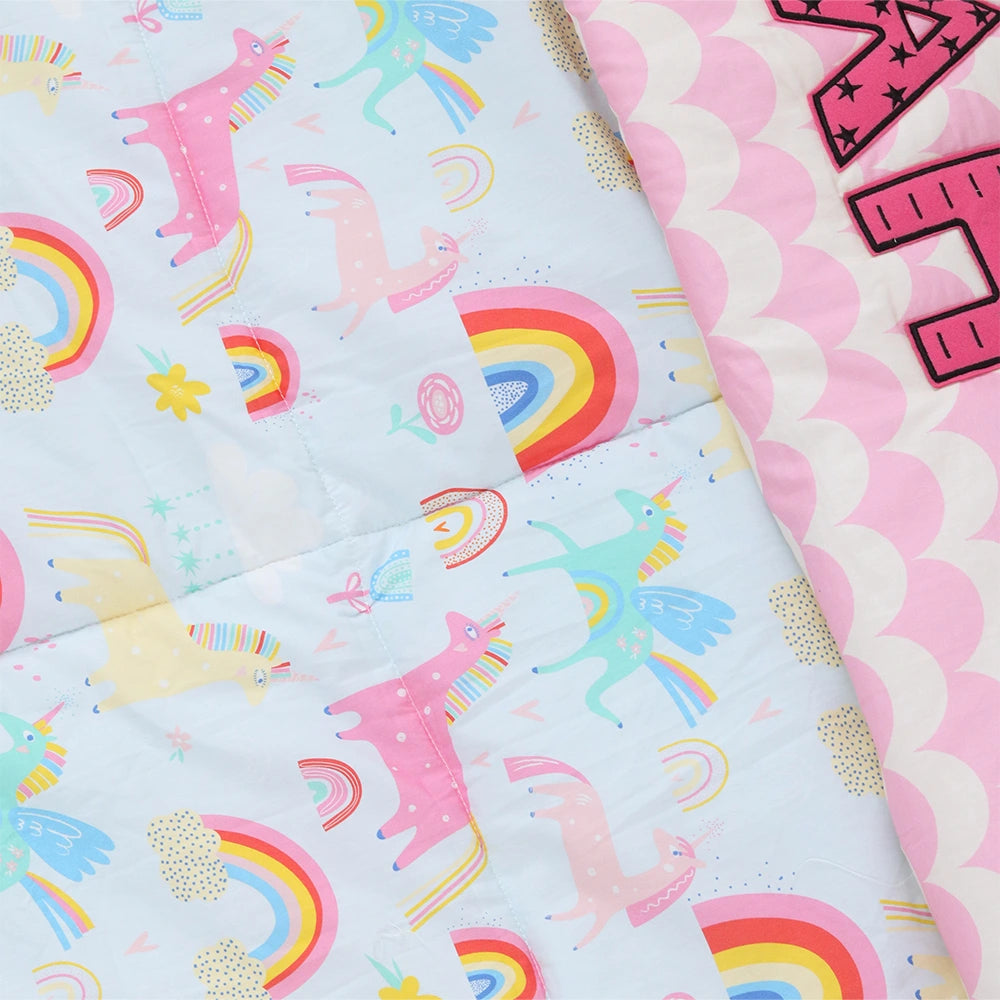 Blue Unicorn Comforter