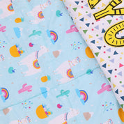 Blue Llama Comforter