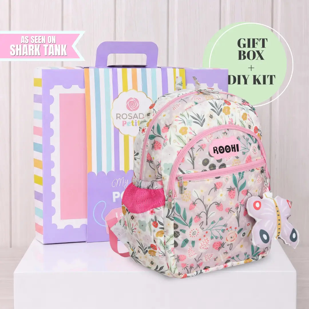 Diy Lilac Garden School Bag