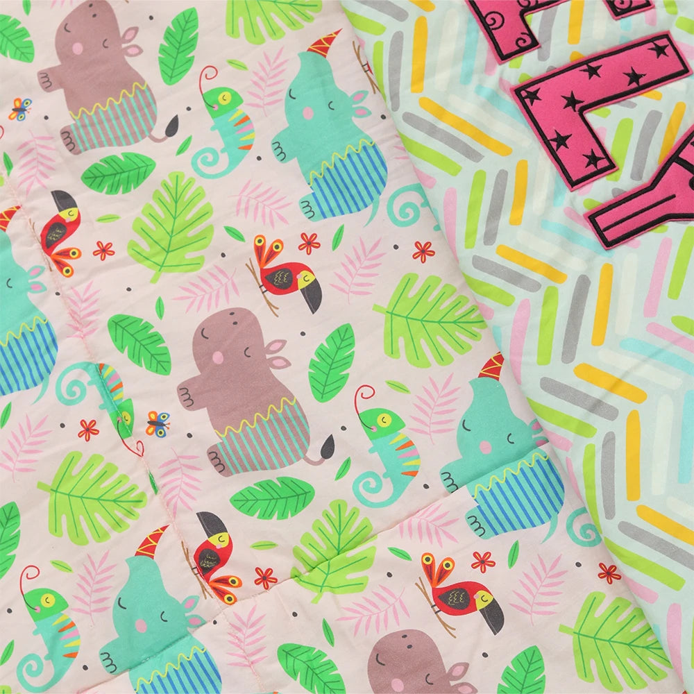 Pink Hippo Comforter