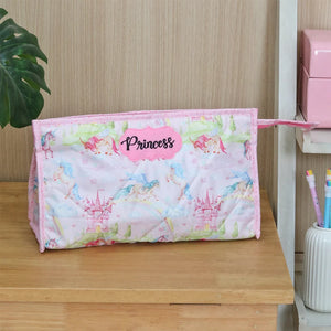 3-Zip Toiletries Kit - Pink Unicorn
