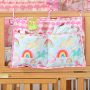 Blue Unicorn Cot Organizer