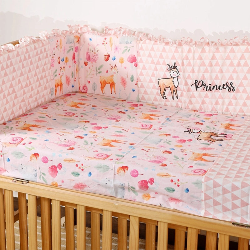 Forest Deer Cot Sheet (62x44)"