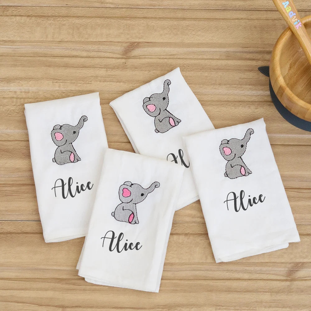 Baby Elephant Malmal Napkins Set