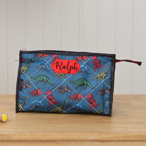 3-Zip Toiletries Kit - Glow Dino