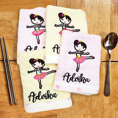 Ballerina Doll Napkins Set