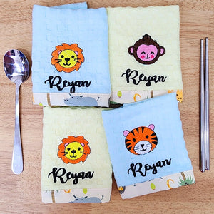 Cute Animals Napkins Set