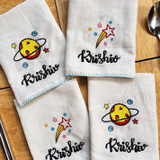 Stars Planets Logo Malmal Napkins Set