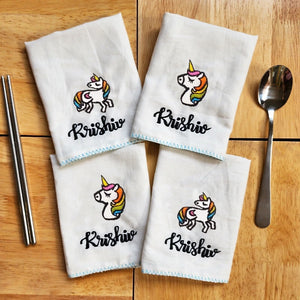 Unicorn Logo Malmal Napkins Set