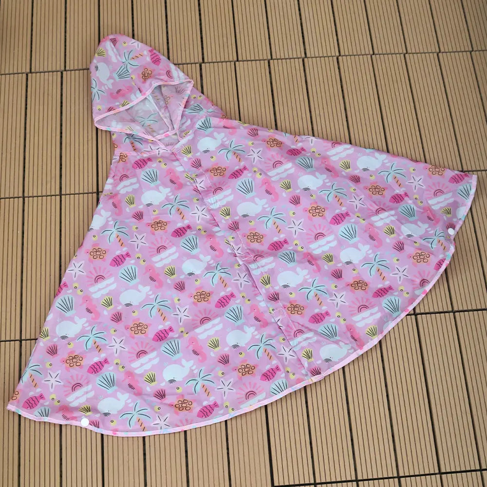Mimi Mermaid Rain Poncho