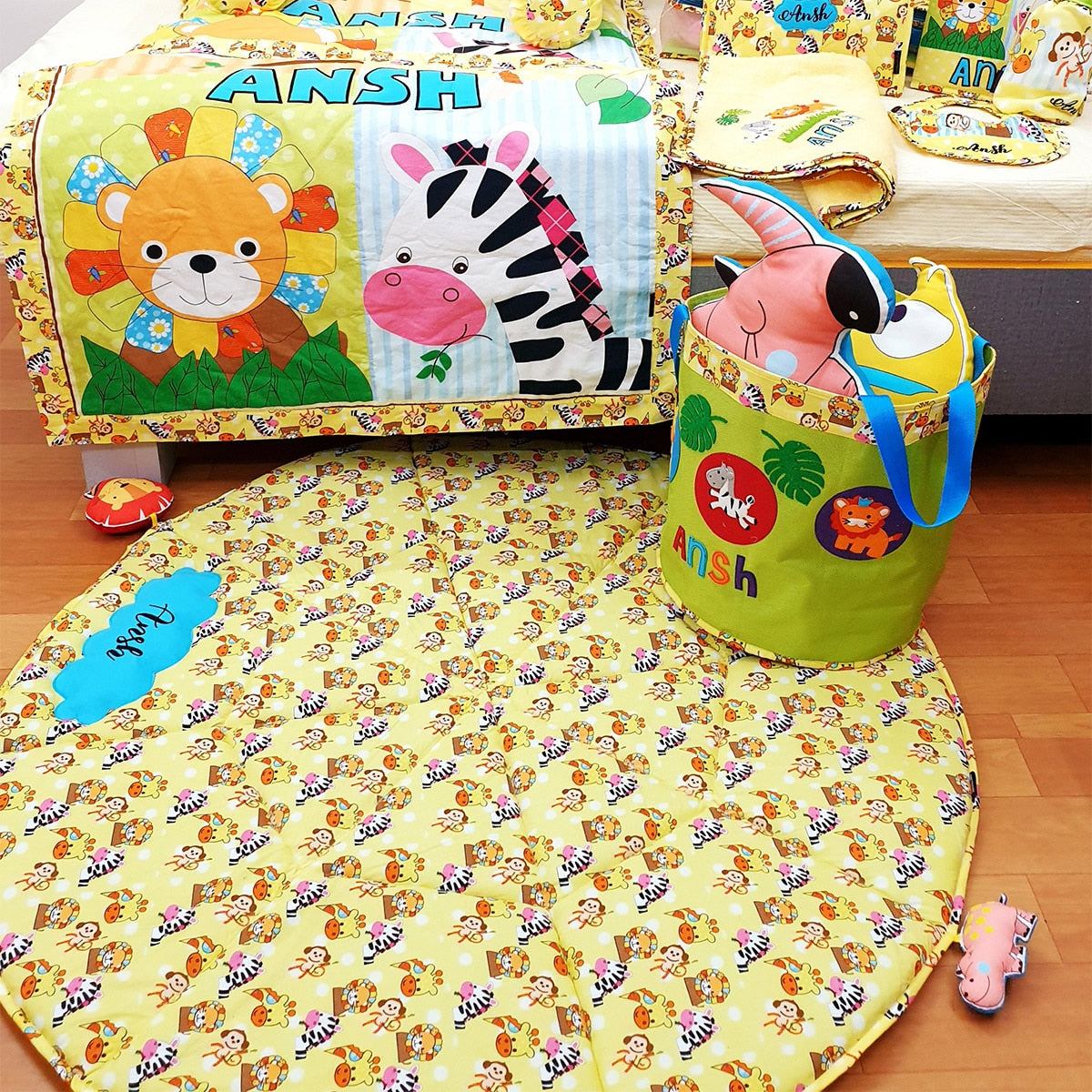 Jungle Quilted Play Mat