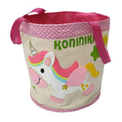 Unicorn Canvas Toy Basket