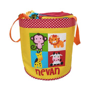 Safari Yellow Toy Basket