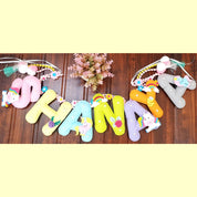 Unicorn Pastel Name Bunting