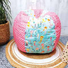 Mermaid Quilted Bean Bag