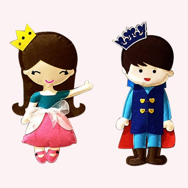 Prince N Princess Curtain Tier