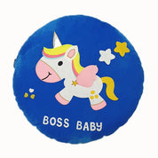 Big Unicorn Blue Floor Cushion