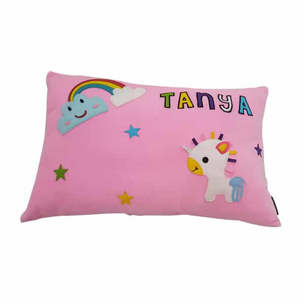 Unicorn Rainbow Rectangular Cushion