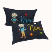 Nana Dada Denim Cushion