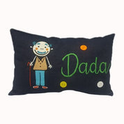 Nana Dada Denim Cushion