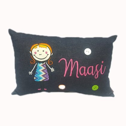 Masi Bhua Denim Cushion