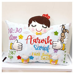 Birth Details Prince Cushion