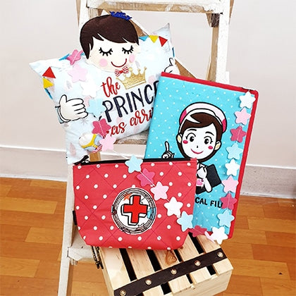 Baby Welcome Prince Cushion