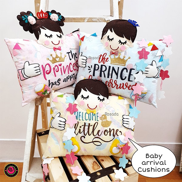 Baby Welcome Princess Cushion