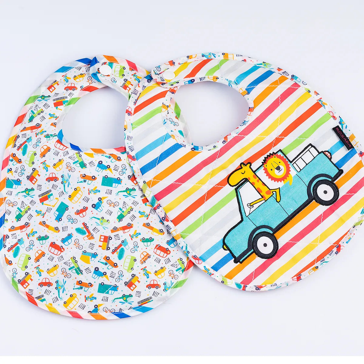 Car Set of 2 Bib