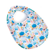 Blue Floral Set of 2 Bib