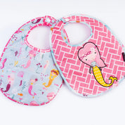 Mermaid Set of 2 Bib