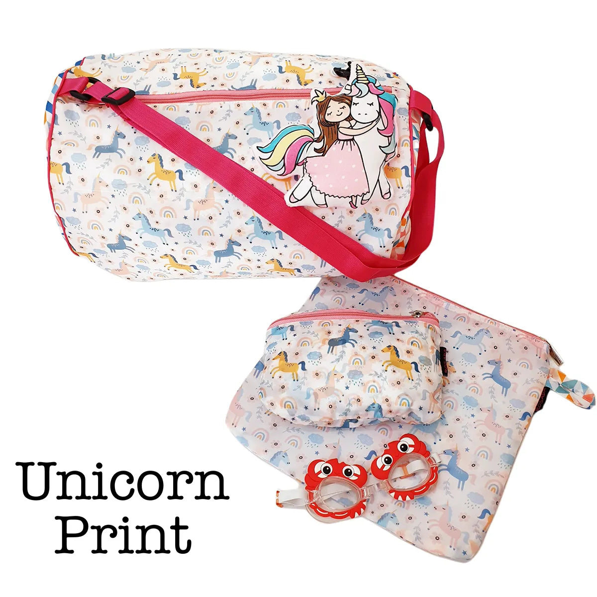 Foldable Duffle Bag - Unicorn