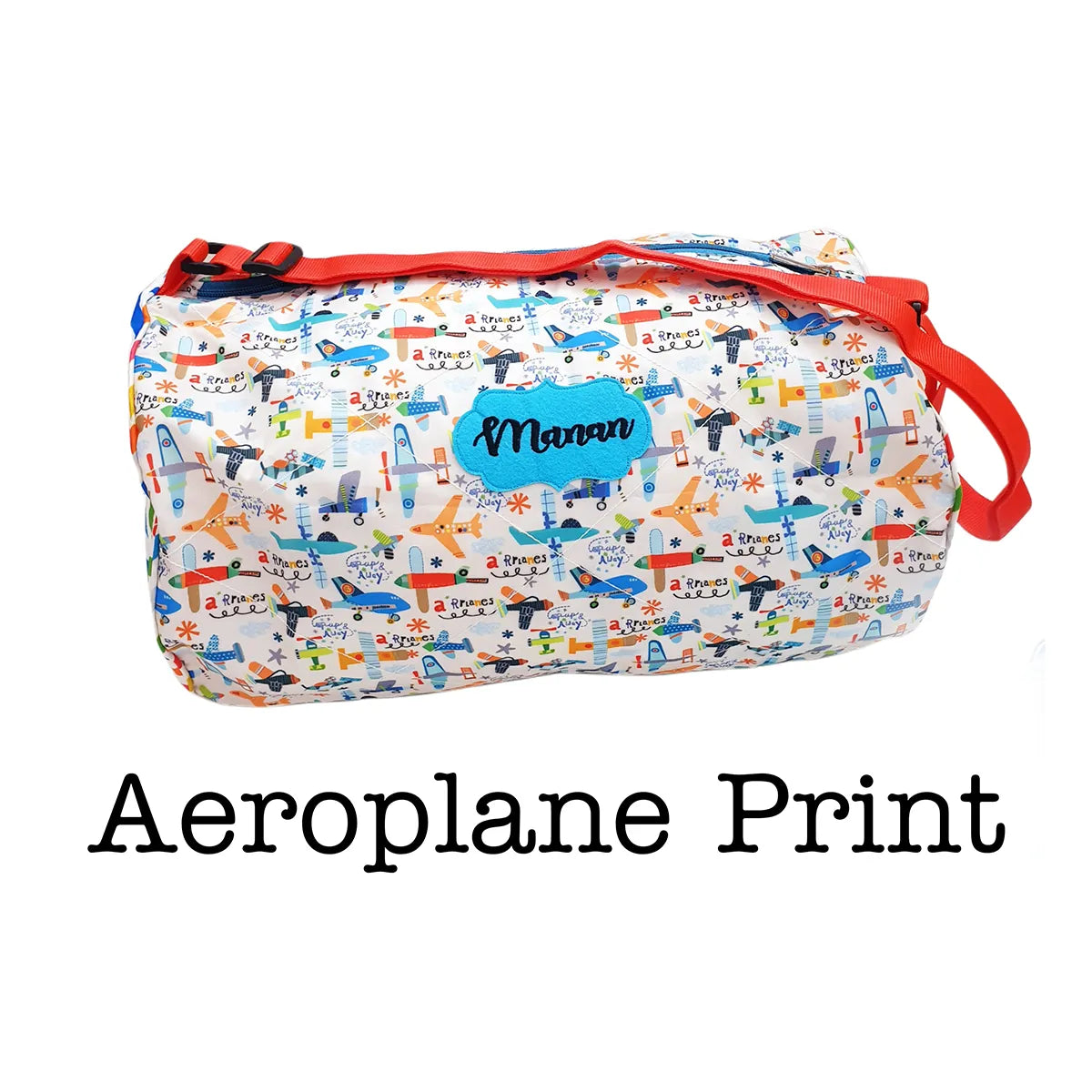 Foldable Duffle Bag - Aeroplane