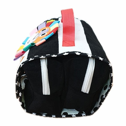 Black White Colourful Mane Lion Pouch Set Tote Bag - Site View