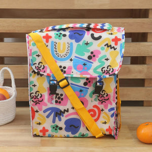 Abstract Insulated Lunch Bag