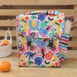 Abstract Insulated Lunch Bag