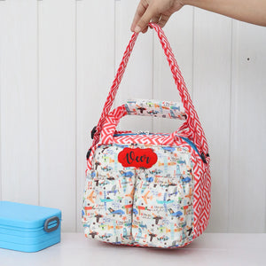 Aeroplane Insulated Tiffin Bag