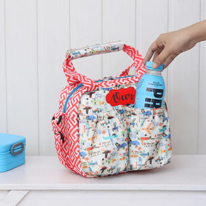 Aeroplane Insulated Tiffin Bag