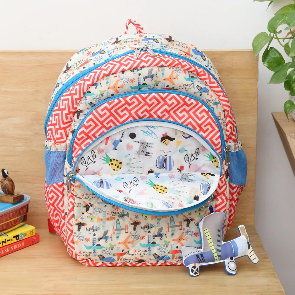Aeroplane School Bag