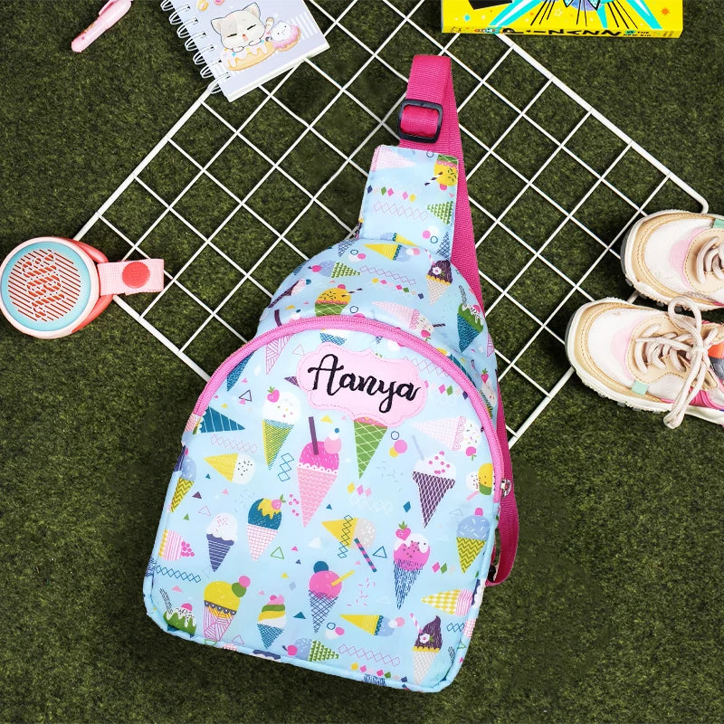 Ice-cream Front Sling Bag - Front View